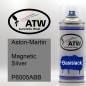 Preview: Aston-Martin, Magnetic Silver, P6005ABB: 400ml Sprühdose, von ATW Autoteile West.